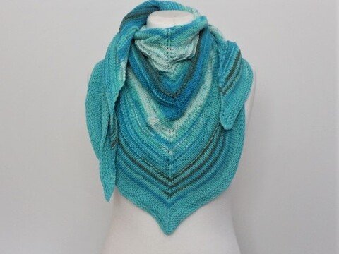 Einfache Strickanleitung "Mel´s Spring Shawl"