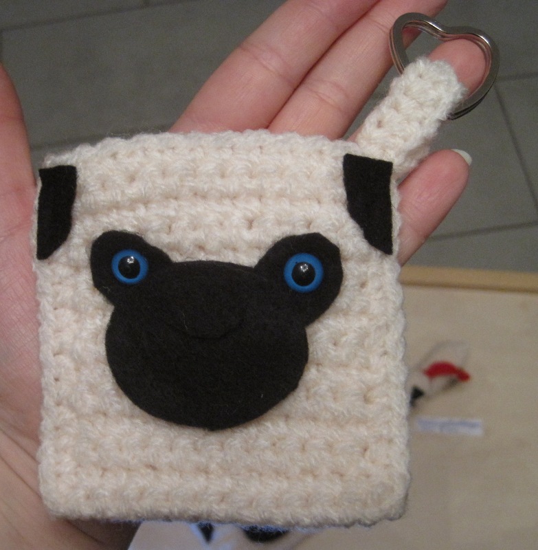 Schlüsselmappe Mops