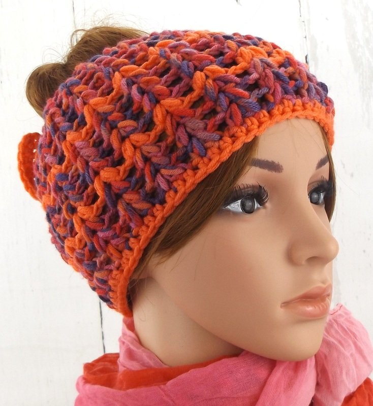 Häkelanleitung Mütze "Dutt & Pferdeschwanz" - Bild 3