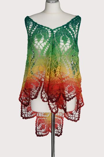 Häkelanleitung Sommertuch/Frühlingstuch, Dreieckstuch