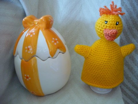 Häkelanleitung Küken Eierwärmer