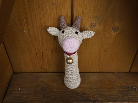Kälbchen Greifling/ Rassel Häkelanleitung