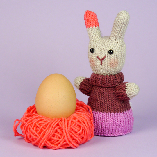 Mini Bunny "The Stash Gobblers #04" knitting pattern