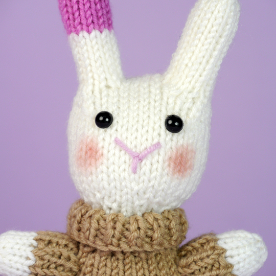 Mini Bunny "The Stash Gobblers #04" knitting pattern