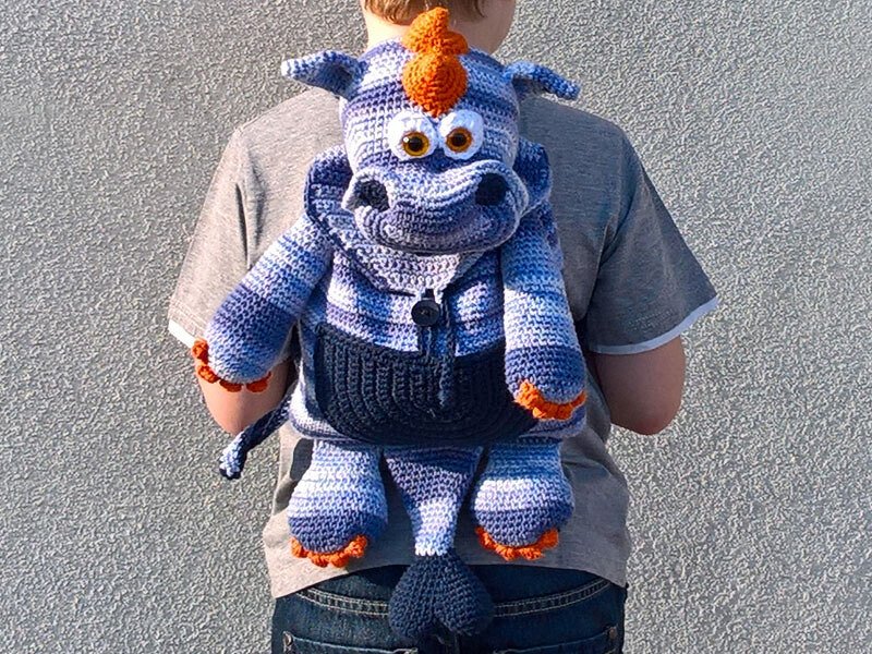 Kinderrucksack Drache