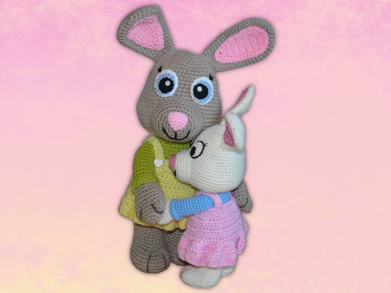 Häkelanleitung Nelly der Hase