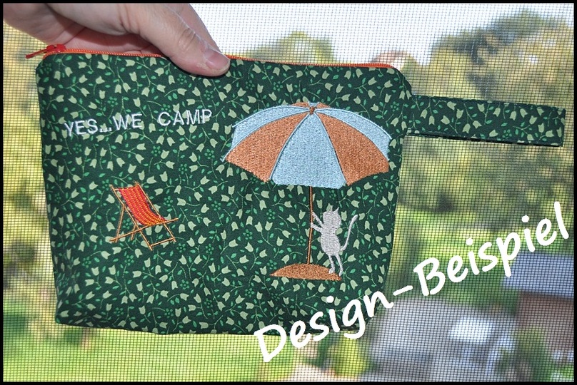 Stickdateien Camping-Freude für den 10x10 Rahmen