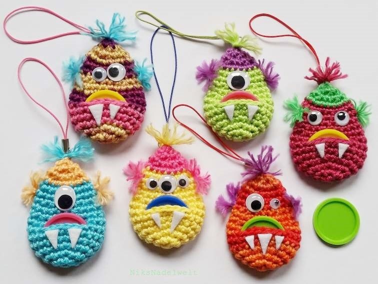 Häkelanleitung - Einkaufschip Monsterchen