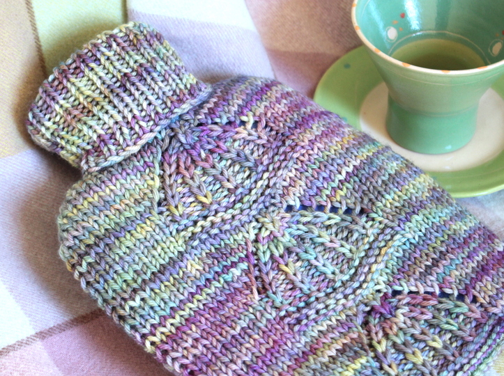 Wärmflaschen-Bezug "Molly", Strickanleitung