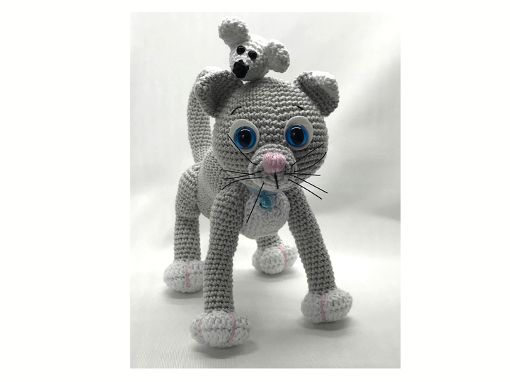 Minino, die kleine Katze, Häkelanleitung