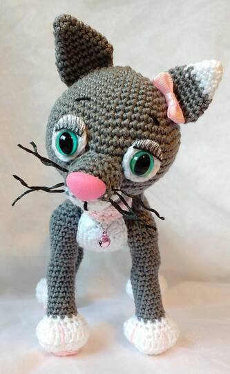 Minino, die kleine Katze, Häkelanleitung