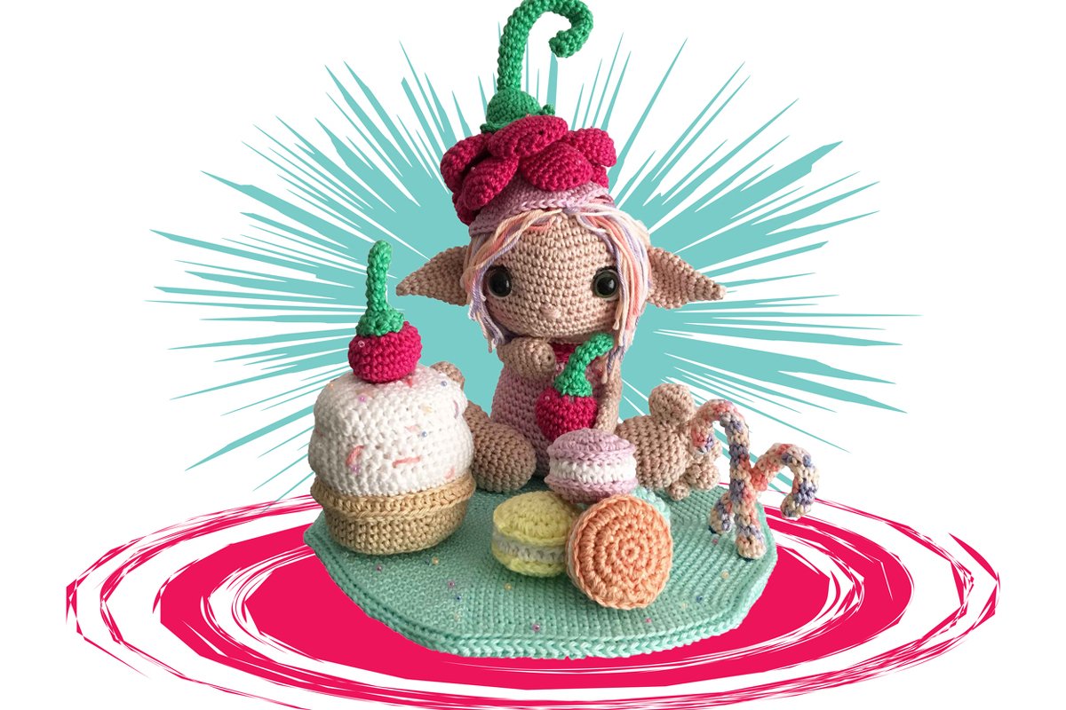 Kobold 005 Fresie Häkelanleitung Amigurumi - Bild 2