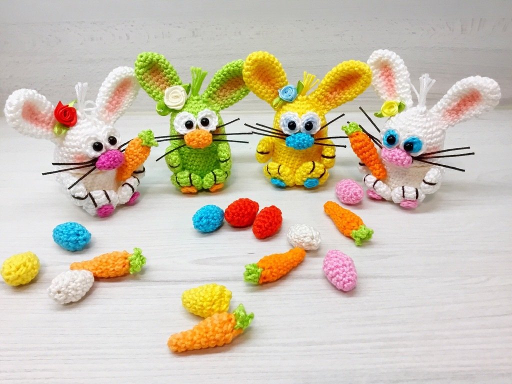 Baby Hase um´s Ei Ü-Pet - Häkelanleitung von Diana´s kleiner Häkelshop