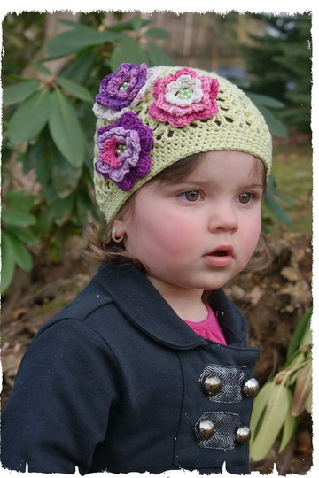 E-book, Häkelanleitung Netzmütze NELLY