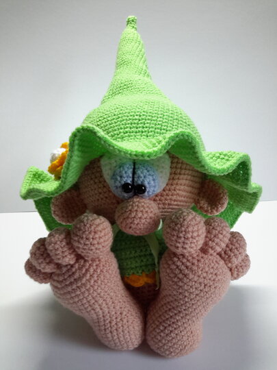 Häkelanleitung Doppelpack Kobold und Opa Kobold