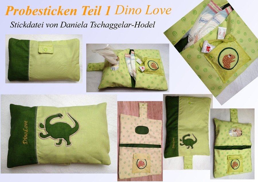 Stickdateien Dino-Love für den 10x10 Rahmen - Bild 3