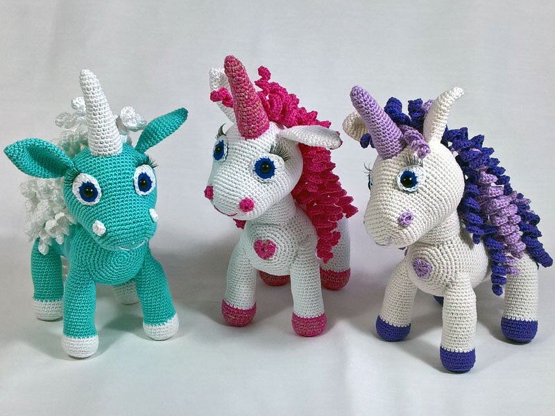 Häkelanleitung Einhorn