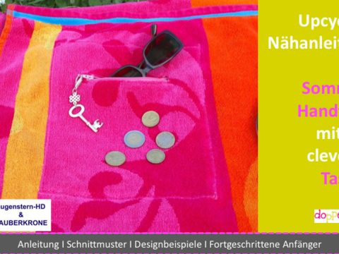 Sommer Handtuch mit der cleveren Tasche