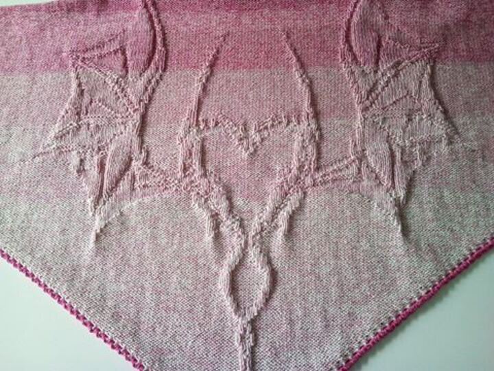 Tuch  " Herzlichkeit verbindet "