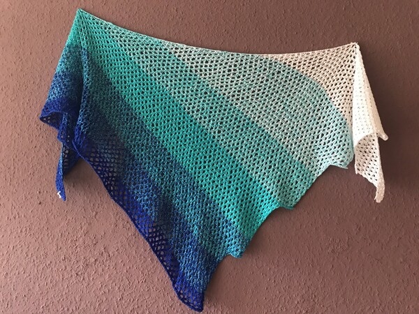 Triangular Shawl - knitting pattern