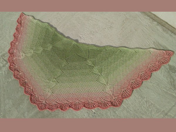 Leandra - shawl, artistry (knitting)