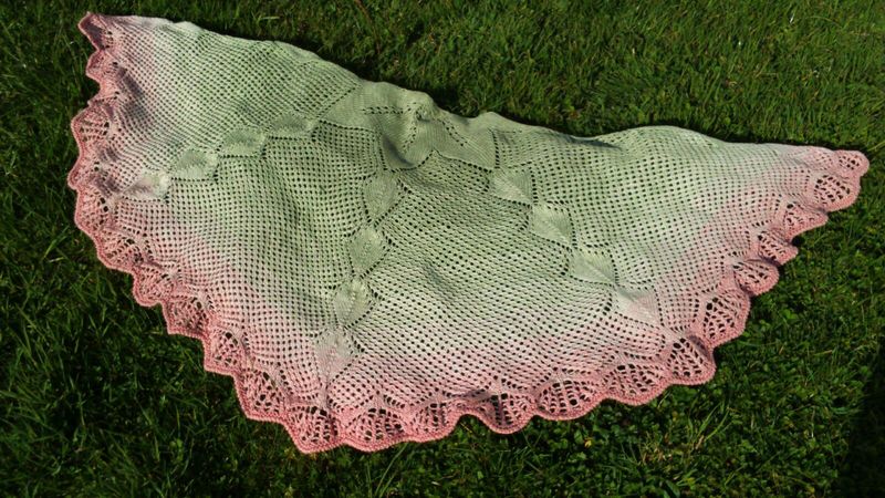 Leandra - shawl, artistry (knitting)