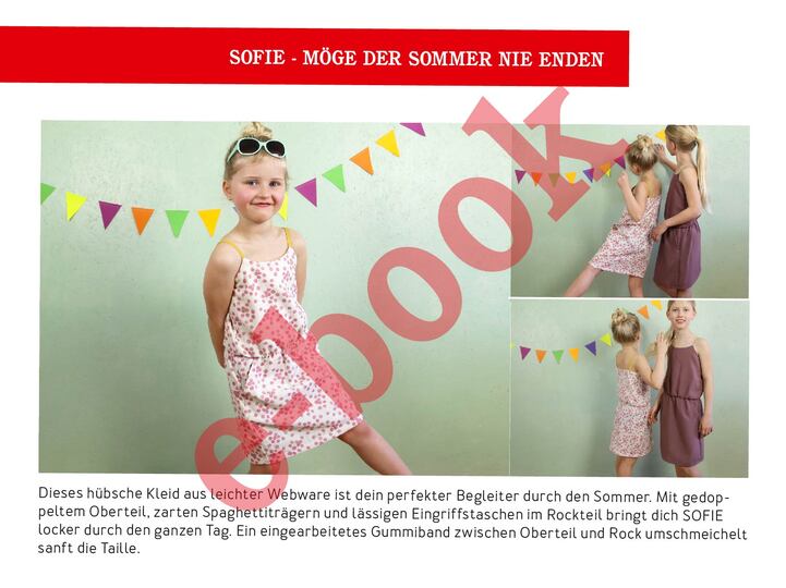 Sofie - Sommerkleid mit Spaghettiträgern
