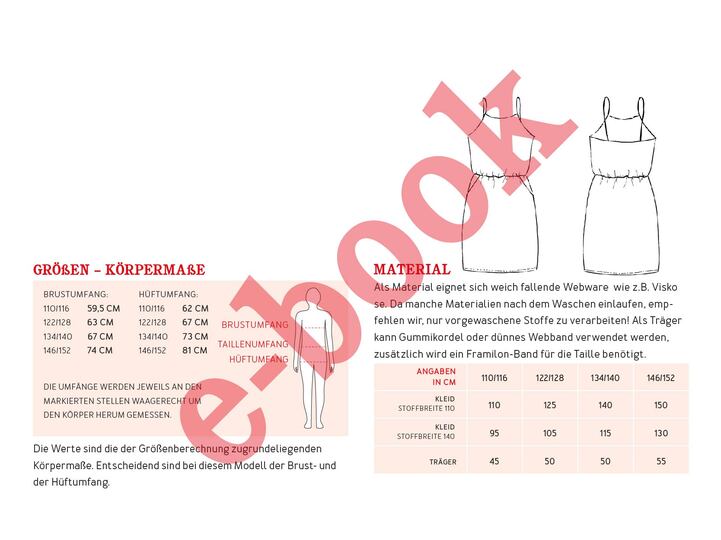 Sofie - Sommerkleid mit Spaghettiträgern