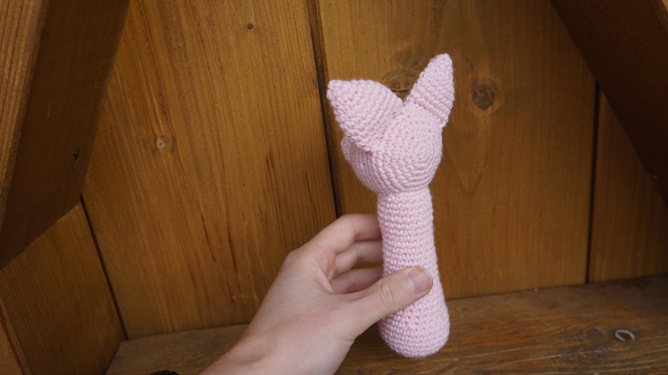 Schweinchen Greifling Häkelanleitung