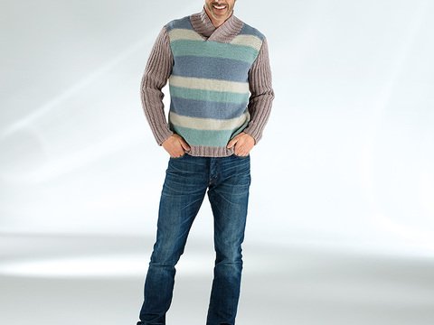 Strickanleitung Herrenpullover "Melazzo" 757134