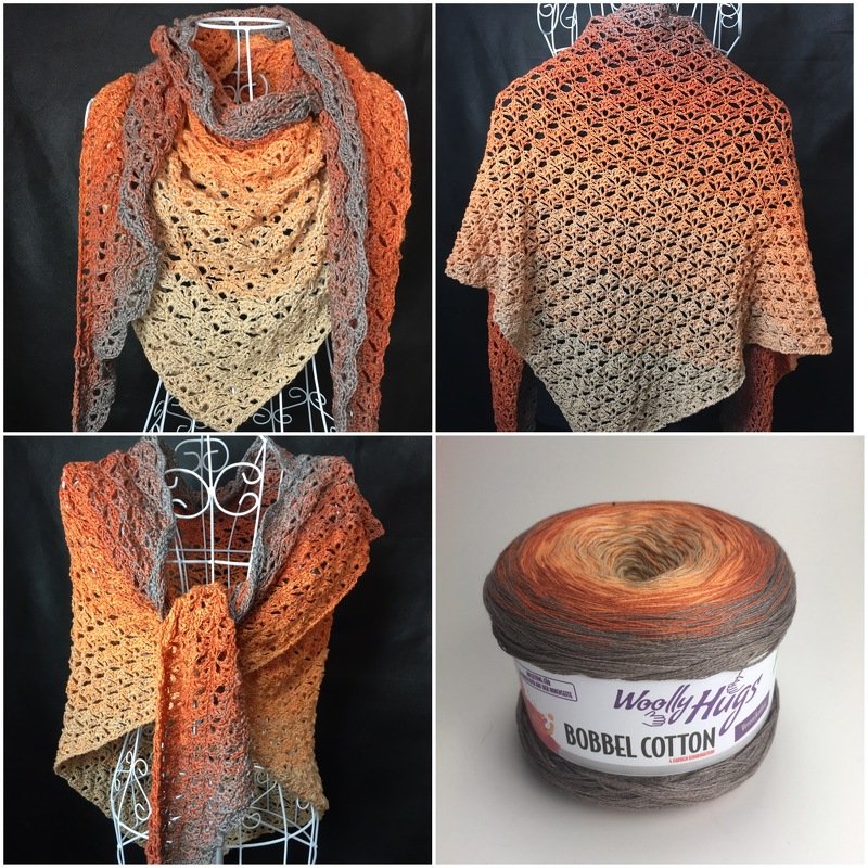 Tuch "Sonntags-Flair" mit 1 Bobbel Woolly Hugs häkeln - Bild 2