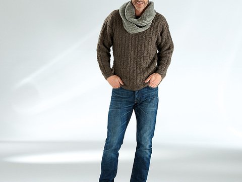 Strickanleitung Herrenpullover "Record" 757140