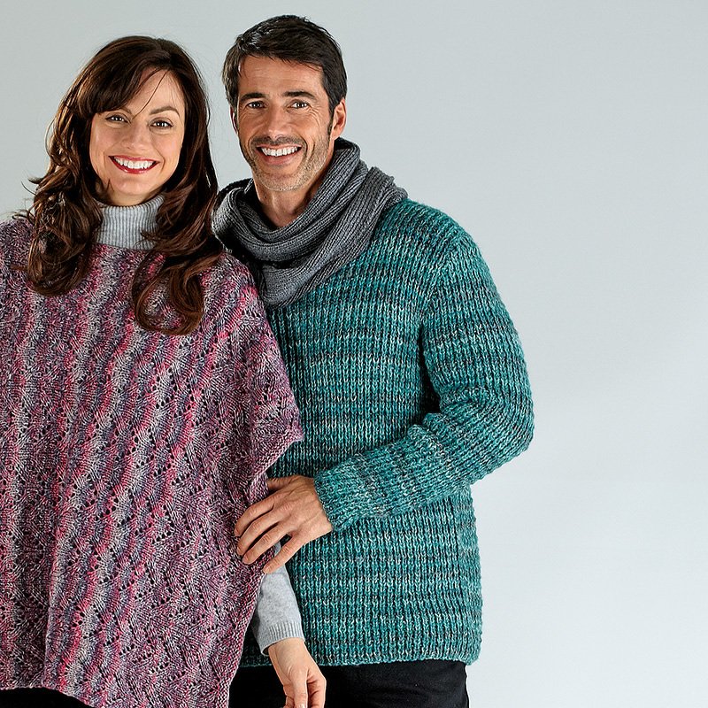 Strickanleitung Herrenpullover "Arbeitsstrumpf Color" 757139 - Bild 2
