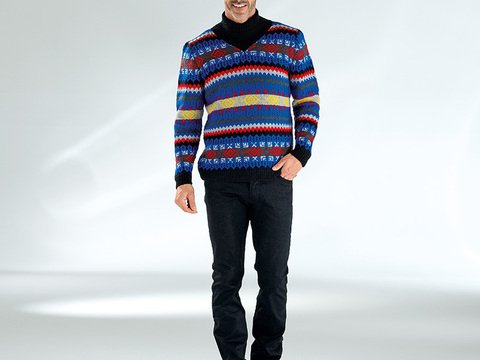 Strickanleitung Herrenpullover "Ideal" 757146