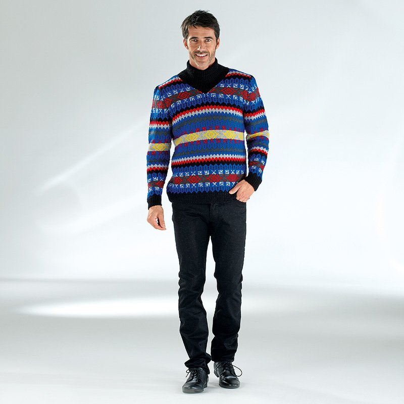 Strickanleitung Herrenpullover "Ideal" 757146 - Bild 2