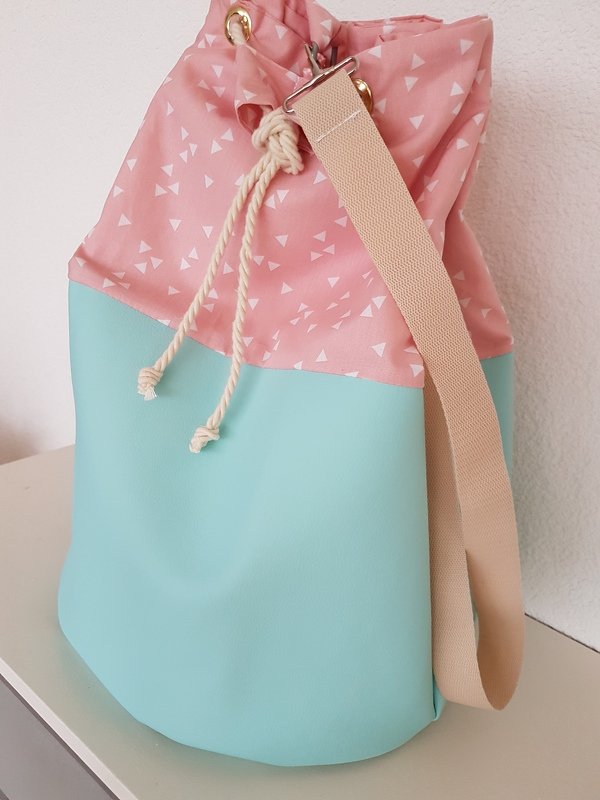 DIY Nähanleitung Bucket Bag / Tasche Rucksack in 2 versch. Grössen - Bild 2