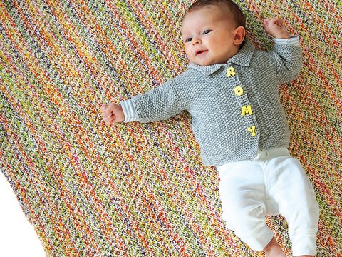 Strickanleitung Babydecke &quot;Melazzo&quot; 757124
