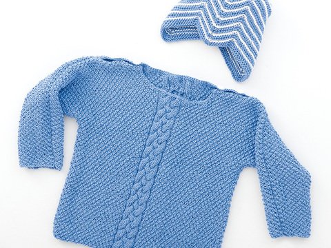 Strickanleitung Kleinkinderpullover "Macau" 757193