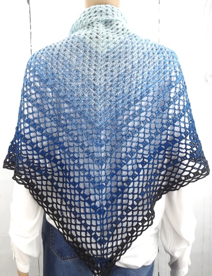 Häkelanleitung Dreieckstuch "Wasserfall"