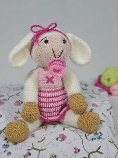 Schafe mit herausnehmbarem Schnuller oder kurz Lolle und Bolle