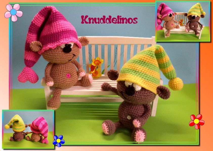 Häkelanleitung Knuddelinos, Amigurumi