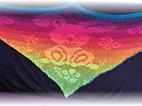 Gehäkeltes Motivtuch Hase