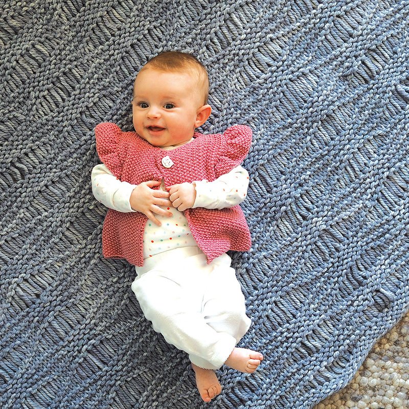 Strickanleitung Babywestchen "Merino Extrafein" 757200 - Bild 2