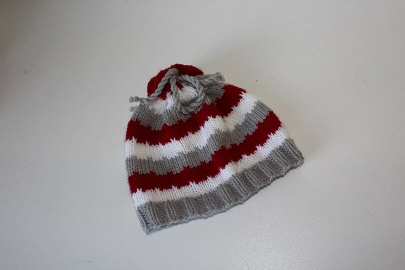 Strickanleitung Baby-Mütze, Babymütze, 2 Größen, 0 - 12 Monate, unisex #146