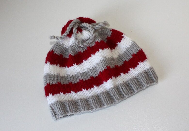 Strickanleitung Baby-Mütze, Babymütze, 2 Größen, 0 - 12 Monate, unisex #146