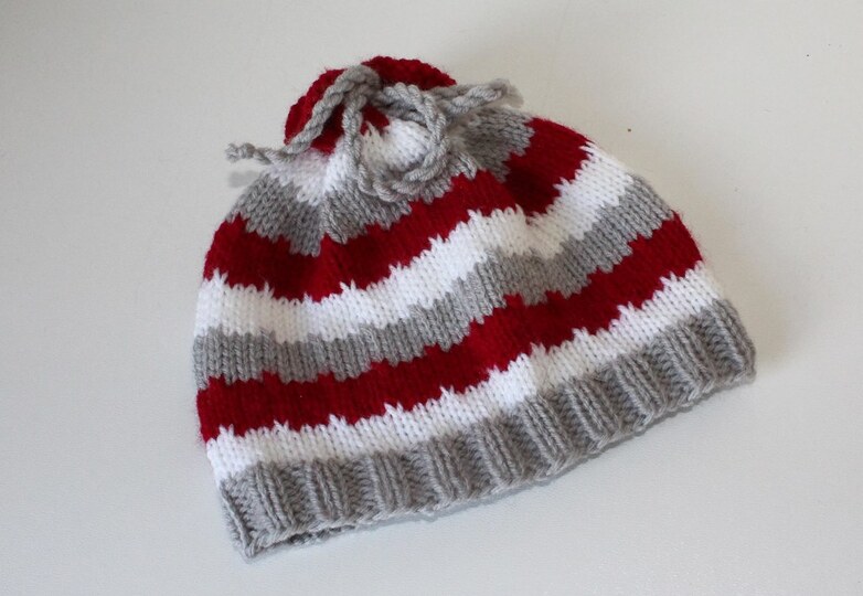 Strickanleitung Baby-Mütze, Babymütze, 2 Größen, 0 - 12 Monate, unisex #146