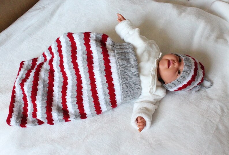 Strickanleitung Baby-Schlafsack, Schlupfsack, Pucksack, 0 - 12 Monate  #147