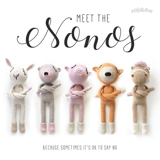 The Nonos • Marla Mutiny • Amigurumi Hase Puppe • Häkelanleitung