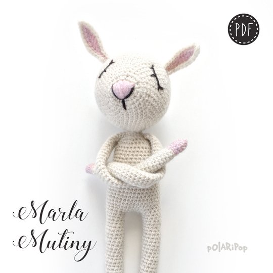 The Nonos • Marla Mutiny • Amigurumi Hase Puppe • Häkelanleitung