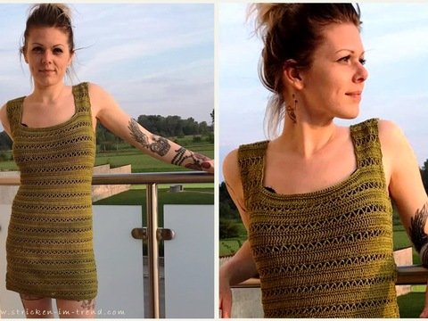 Häkelanleitung für Sommerkleid / Kleid | GREEN VELVET